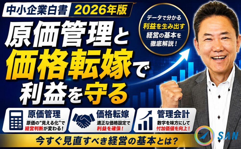 2026年版】原価管理と価格転嫁で利益を守る｜今すぐ見直すべき経営の